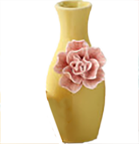 Mini Bud Vase with Ceramic Flower