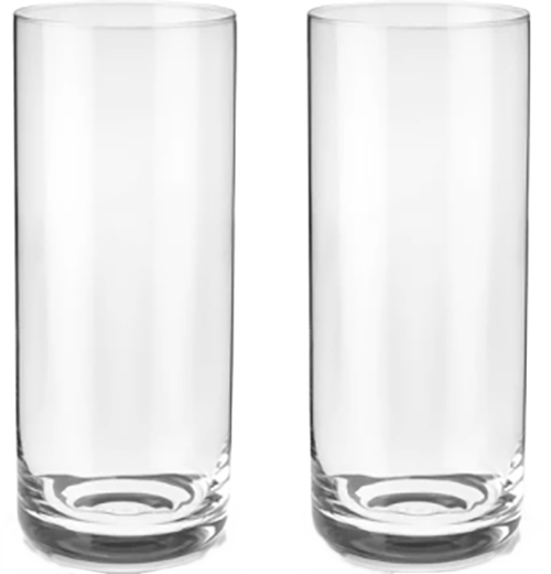 "Crystal" Highball Glasses (Set of 2)