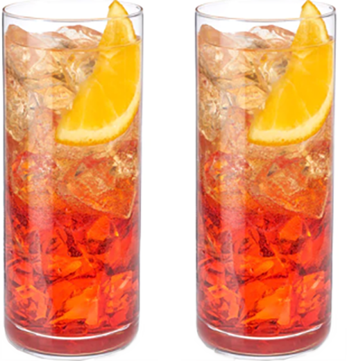"Crystal" Highball Glasses (Set of 2)