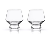 "Raye Footed Crystal" Punch Cups (Set of 2)
