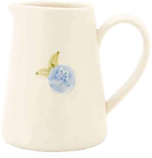 White Stoneware Creamer