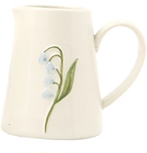 White Stoneware Creamer