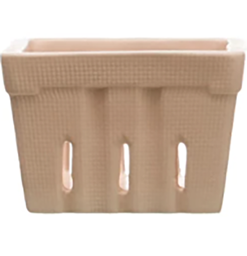 Square Stoneware Berry Basket