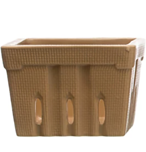 Square Stoneware Berry Basket