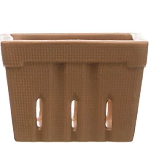 Square Stoneware Berry Basket