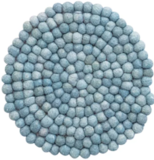 Round Wool Felt Trivets