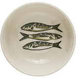 Stoneware Bowl With Sea Life Image
