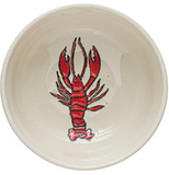 Stoneware Bowl With Sea Life Image
