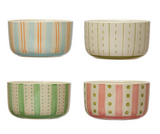 Stoneware Bowl With Pattern