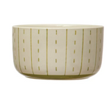 Stoneware Bowl With Pattern