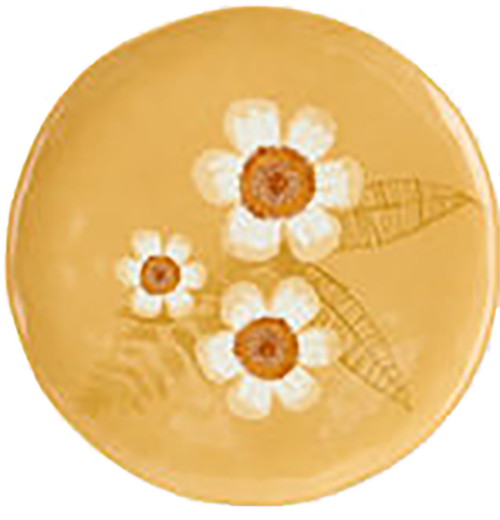9" Berries And Florals Plate,