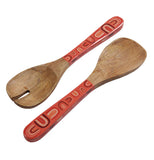 Salad Servers, Mango Wood "Solstice"