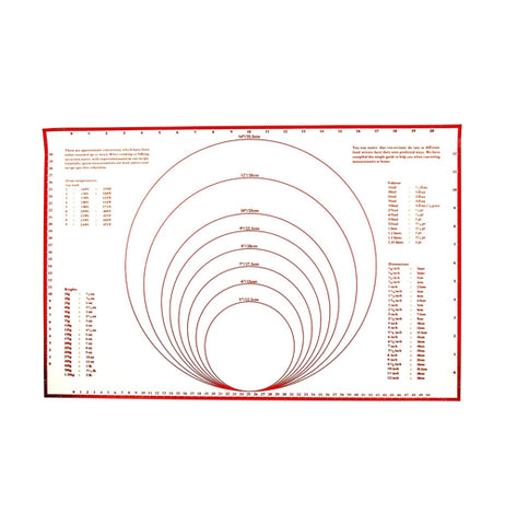 Silicone Baking Mat "Pastry Chart"