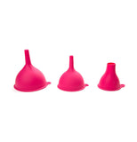 Silicone Canning Funnels, Set of 3