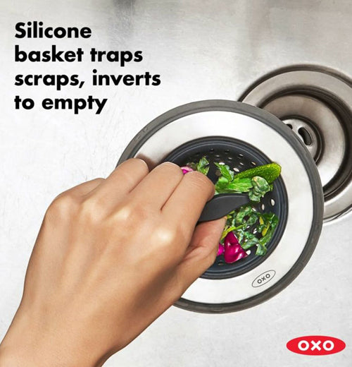 2-in-1 Silicone Sink Strainer with Stopper