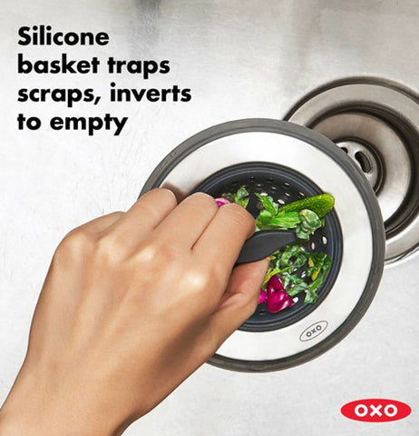 2-in-1 Silicone Sink Strainer with Stopper