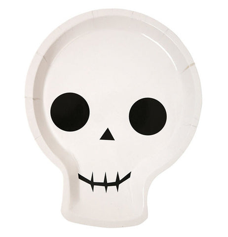 Set of 12 skull plates.