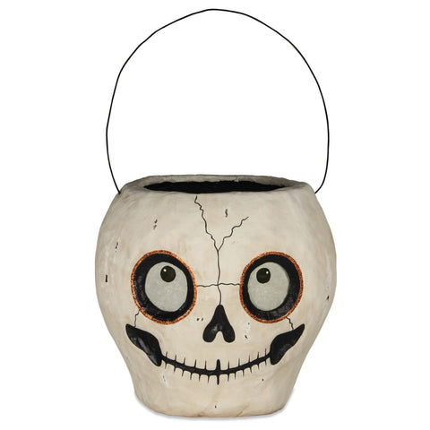 Skull Bucket Paper Mache