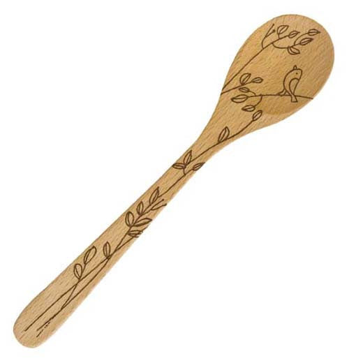 "Nature" Solid Beechwood Mixing Spoon