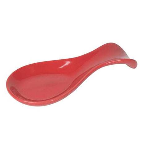 Red spoon Rest waits for you to put a spoon in it.