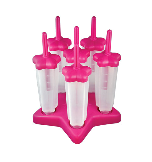 Star Pop Mold Pink (set of 6)