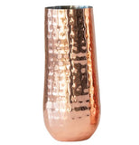 Stemless Champagne Flute, "Copper Finish"