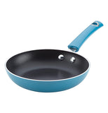 Teal Covered Stir Fry Pan