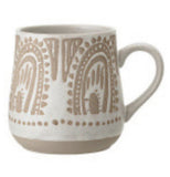 Beige Stoneware Mug