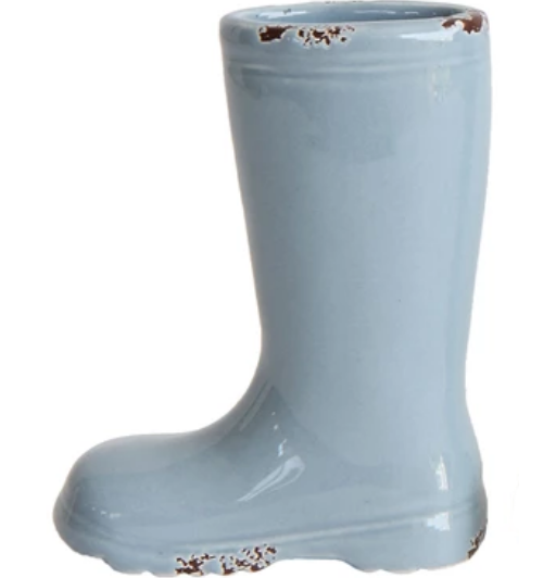 Stoneware Boot Vase