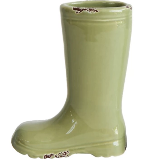 Stoneware Boot Vase
