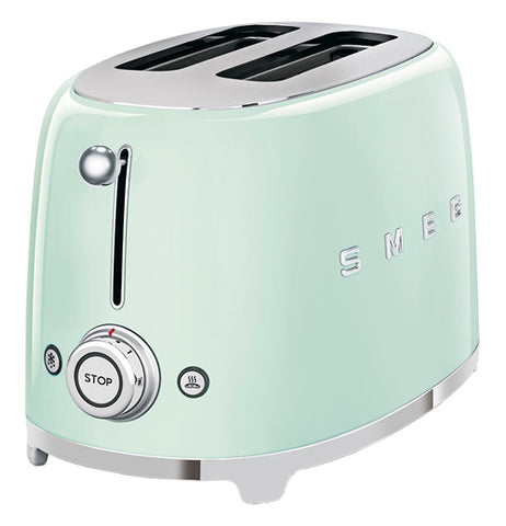 Smeg 50s Style 2 Slice Toaster Pastel Green