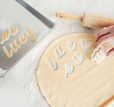 "Script Letter" Cookie Cutters (Set of 26)