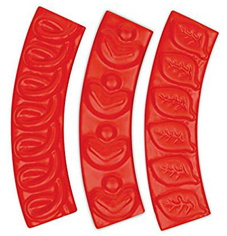 The Pastry Stamps has the set of 3 and comes in three unique designs to add an artistic border around the edge of your pie. 