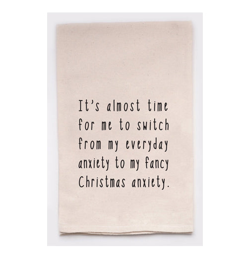 HOLIDAY - Tea Towel "Christmas Anxiety"