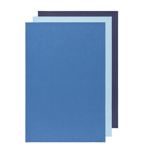 Tea Towel, Floursack "Moonlight, Blue, Indigo"