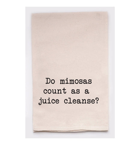 Tea Towel, "Juice Cleanse"