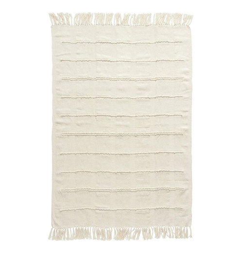 Throw, Cotton Blend Textured