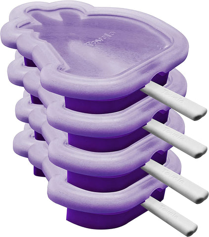 Pop Molds Unicorn Stackable Set of 4, Royal Purple