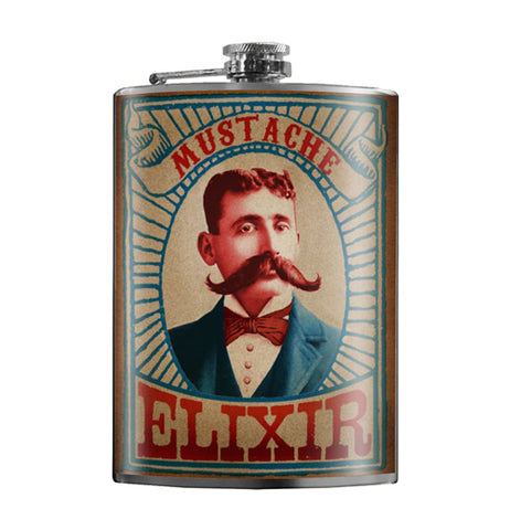 Flask "Mustache Elixir"