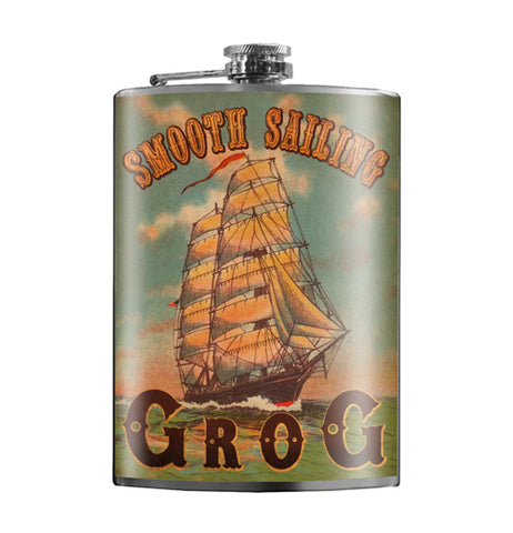 Flask "Smooth Sailing Grog"