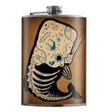 Flask "Tattooed Whale"