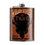 Flask "Wild, Free, and True"