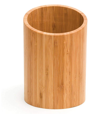 Utensil Holder, Bamboo, With Separator