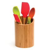 Utensil Holder, Bamboo, With Separator