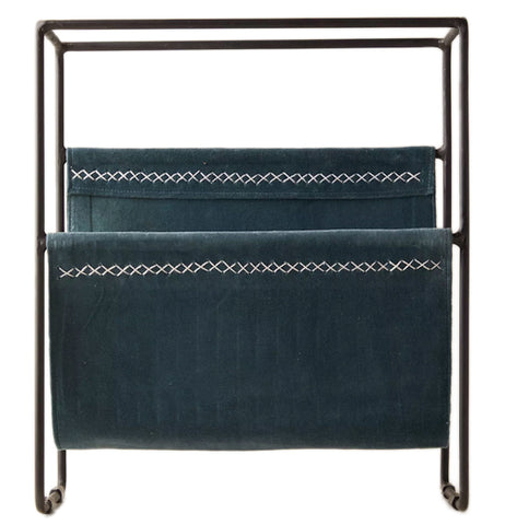 Velvet and Iron Magazine Rack