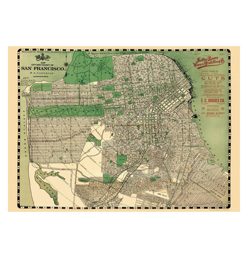 Travel &amp; Maps Poster Wrap