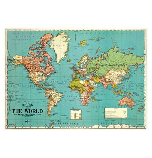 Travel &amp; Maps Poster Wrap