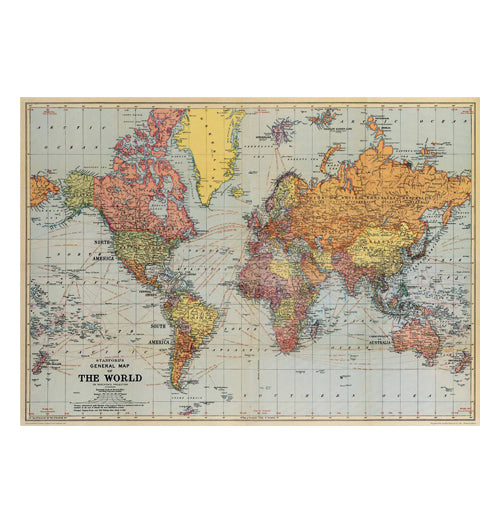 Travel &amp; Maps Poster Wrap