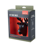 Wall Mounted Deer Bottle Opener, Cast Iron