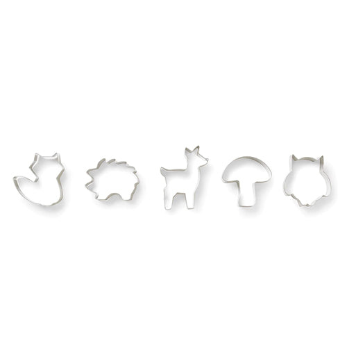 Woodland Animal Cookie Cutters, (set of 5)